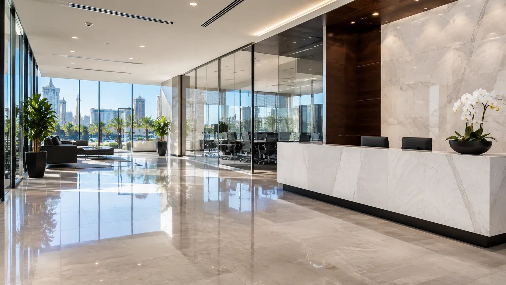 Commercial cleaning in Las Vegas, NV by Final Touch.