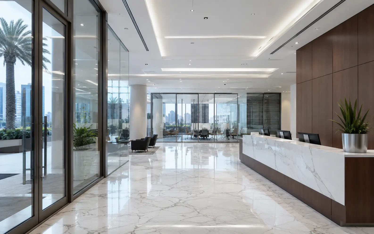 Commercial office cleaning by Final Touch in Las Vegas, NV.