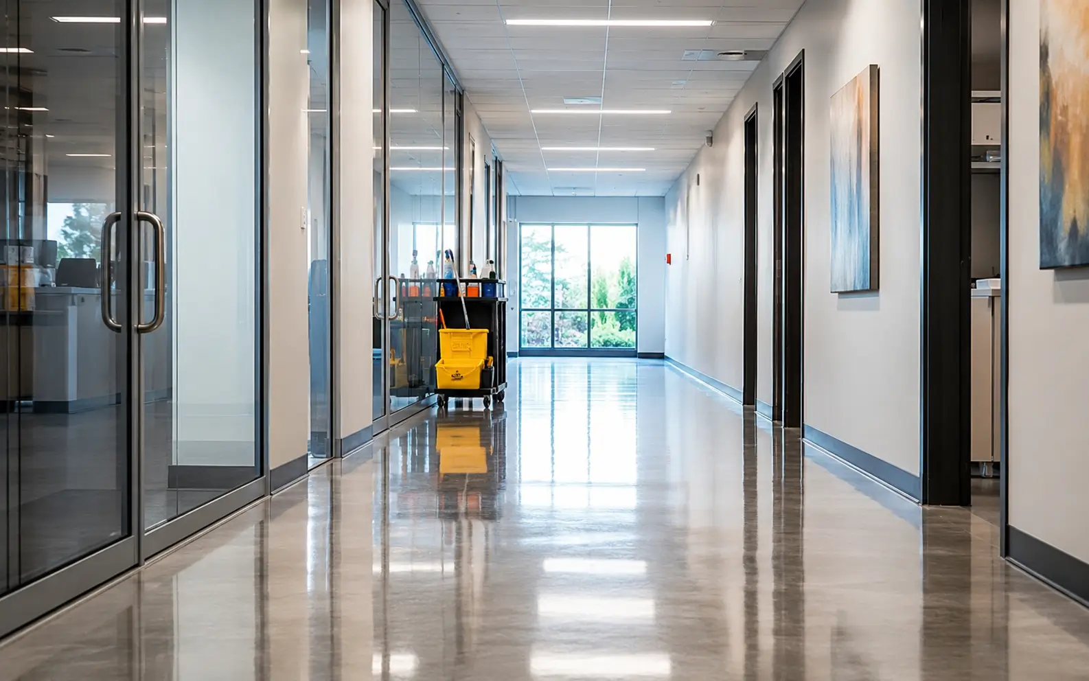 Janitorial services by Final Touch in Las Vegas, NV.